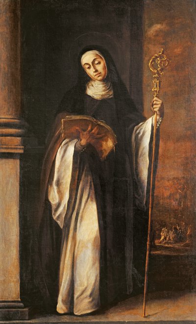 St. Paula oder eine Äbtissin, 1655 von Juan de Valdes Leal